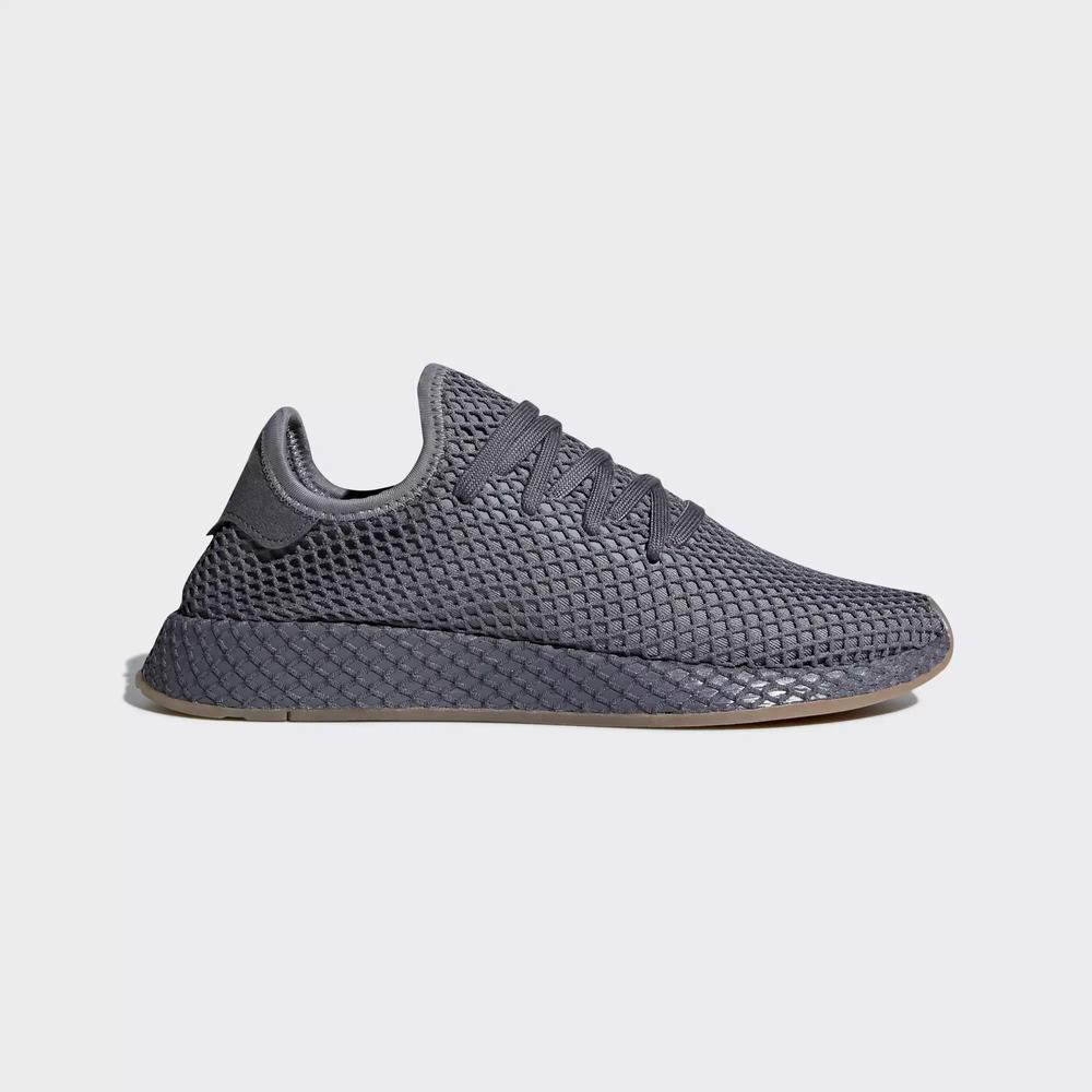 Adidas Deerupt Runner Tenis Grises Para Hombre (MX-43710)